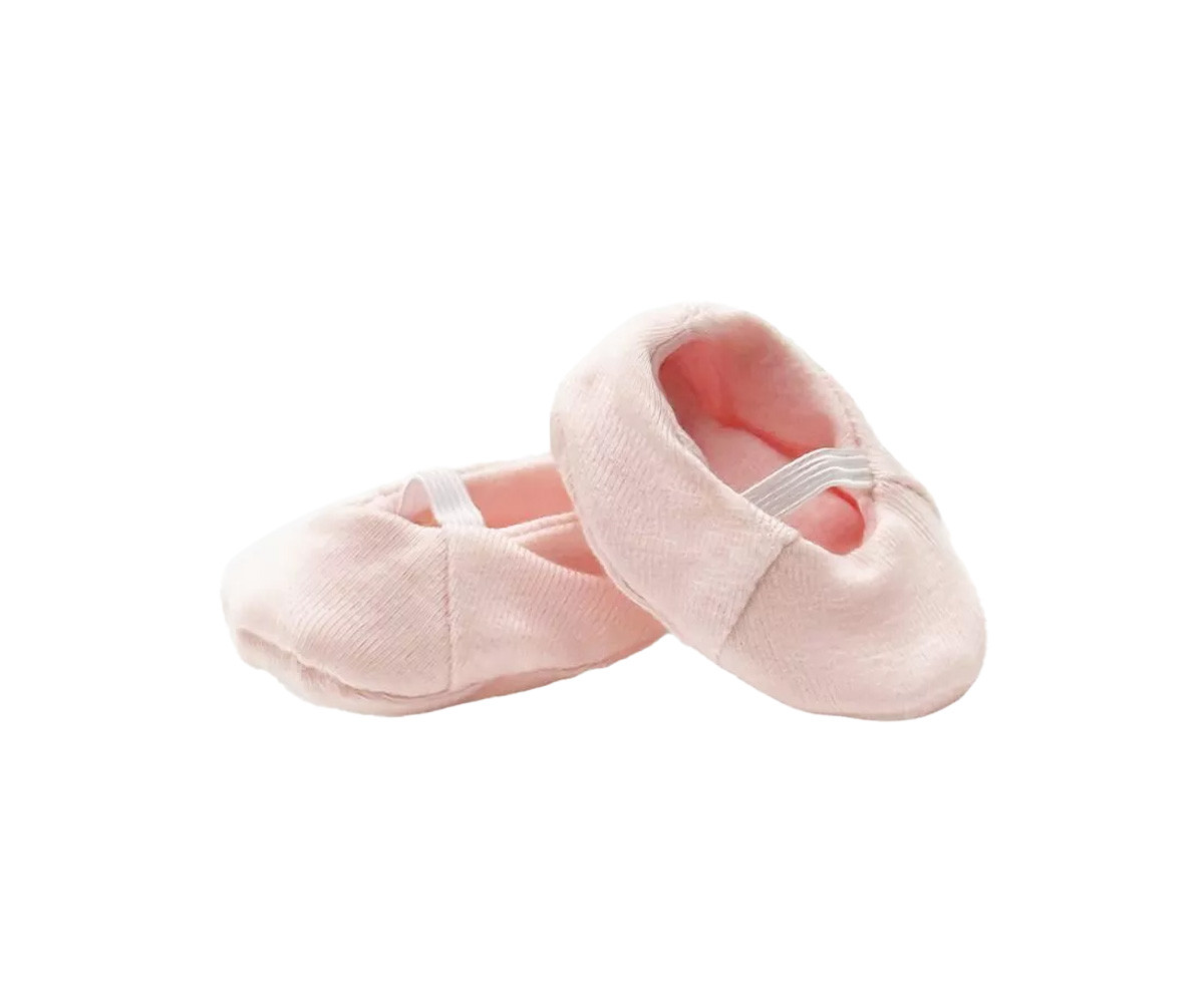 Chaussons Ballerines en Jersey Rose Pâle pour Poupée Gordis