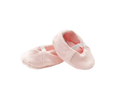 Chaussons Ballerines en Jersey Rose Pâle pour Poupée Gordis