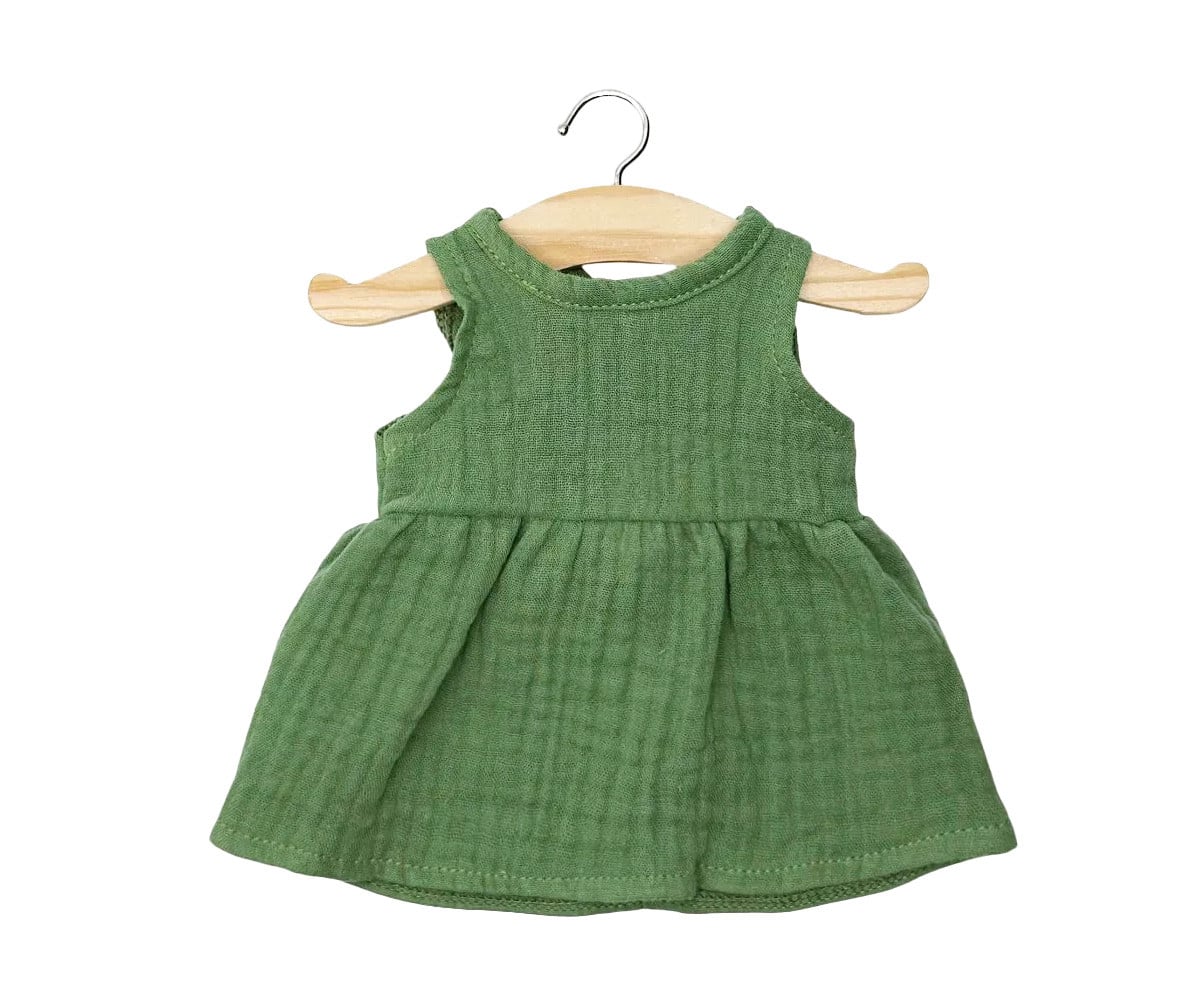 Robe Faustine sans Manches en Gaze de Coton Ortie pour Poupées Gordis et Cuties