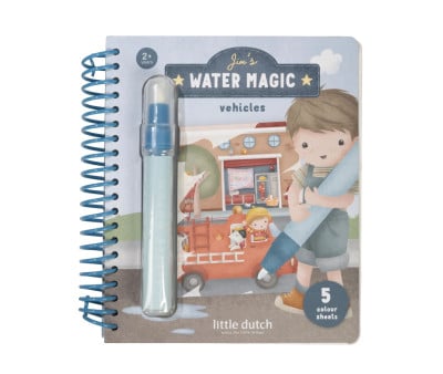 Libro Mágico Aqua para Colorear Jim Vehículos