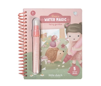 Libro Mágico Aqua para Colorear Rosa Fairy Garden