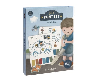 Set de Pintura con Agua Jim Vehículos