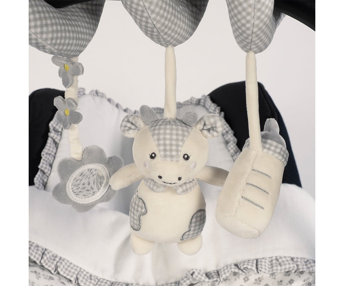 Spirale d\'Activités Vache Little Bloom Gris