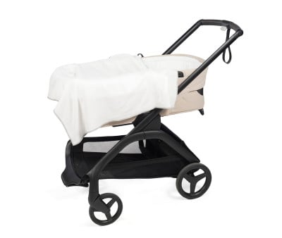 Lot de 2 Langes Little Bloom Vichy Gris 70 x 70 cm