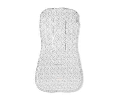 Colchonete de Carrinho Little Bloom Grey Flower