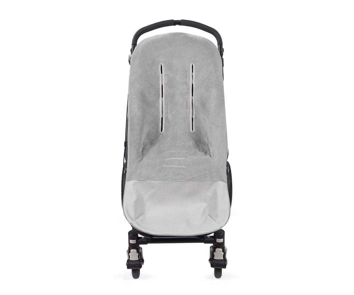 Saco Carrinho Passeio de inverno Little Bloom Vichy Grey