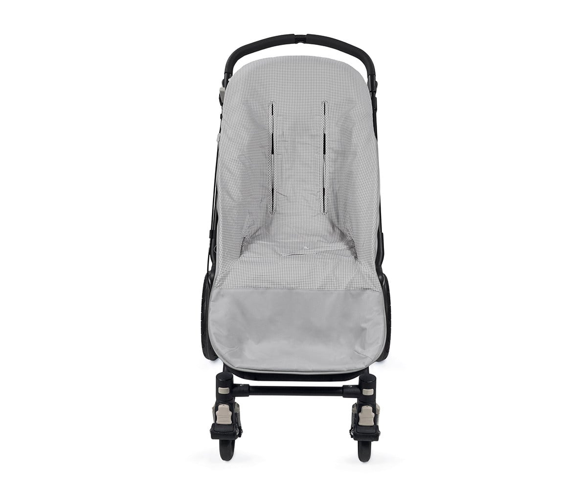 Saco carrinho Little Bloom Vichy Grey Midseason