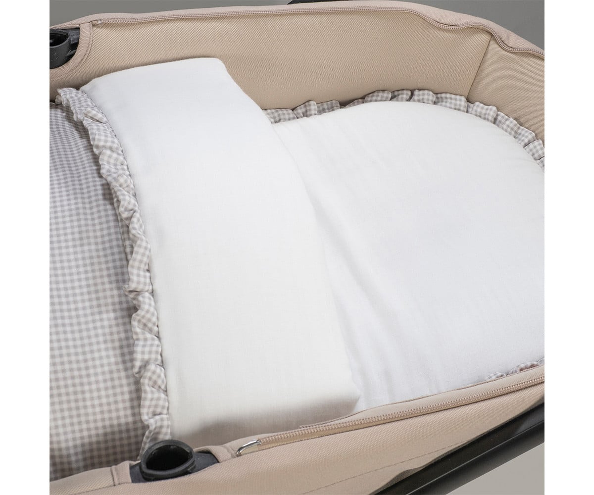 Sacco Navicella Little Bloom Vichy Grey