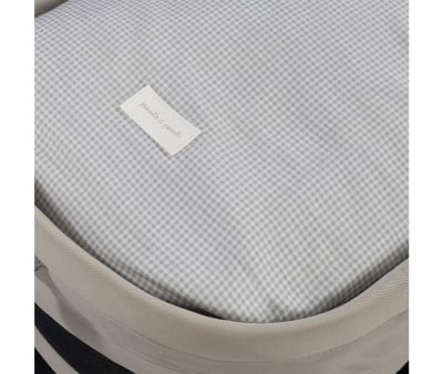 Sacco Navicella Little Bloom Vichy Grey