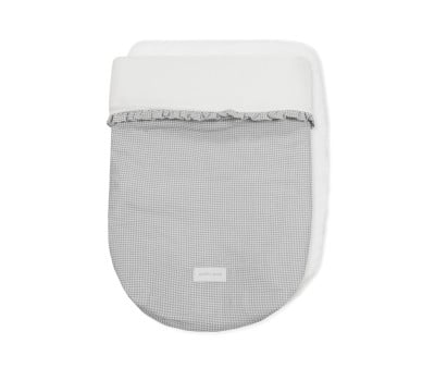 Sacco Navicella Little Bloom Vichy Grey