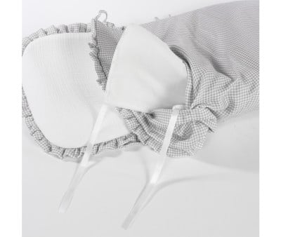 Sacco Navicella Little Bloom Vichy Grey