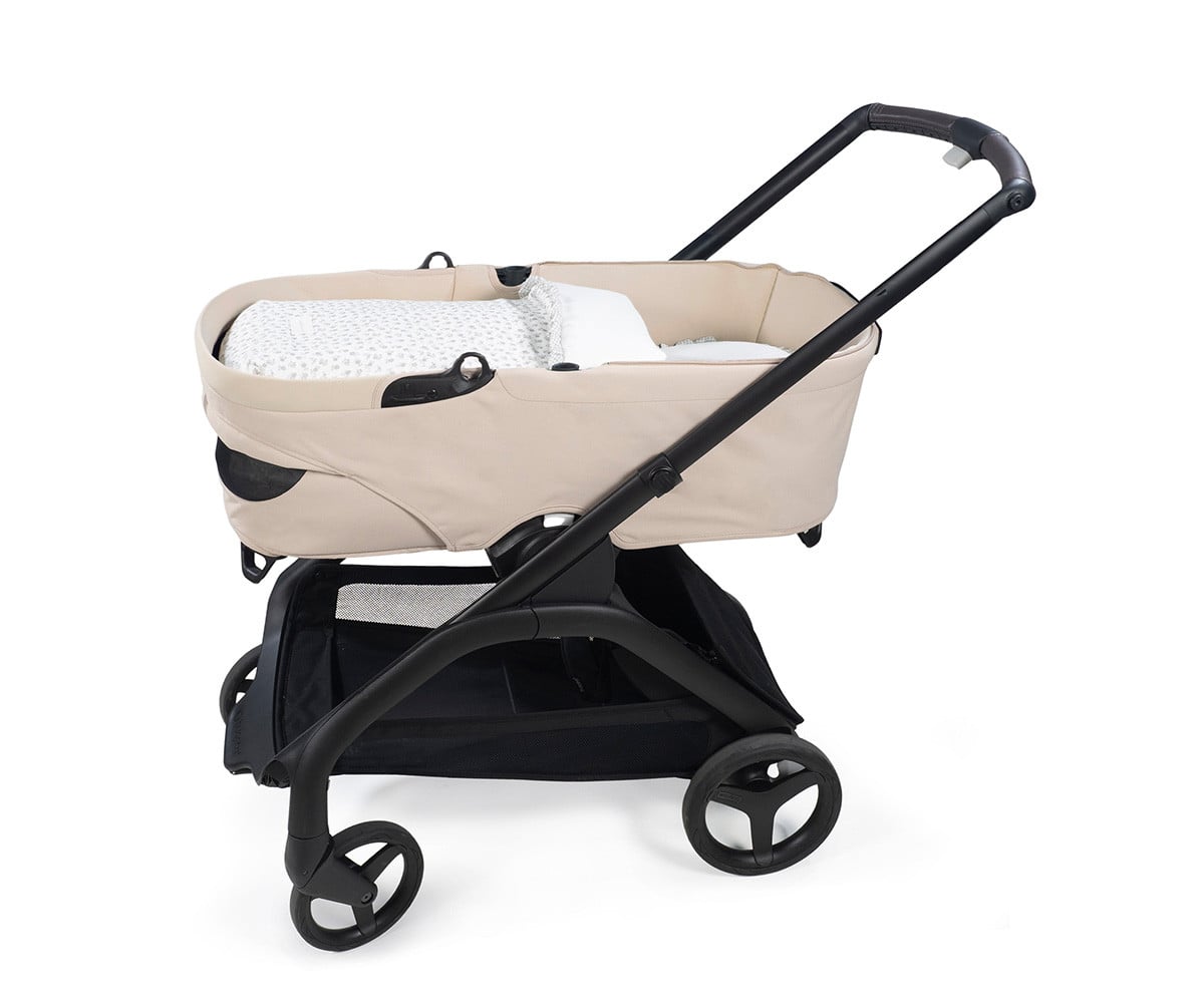 Sacco Navicella Little Bloom Flower Grey
