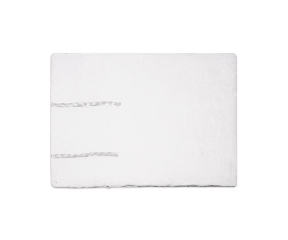 Couverture d\'Emmaillotage Little Bloom Vichy Gris