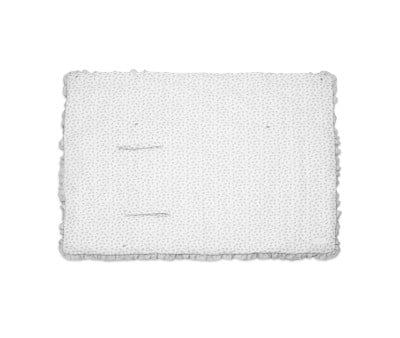 Couverture d\'Emmaillotage Little Bloom Fleurs Grises