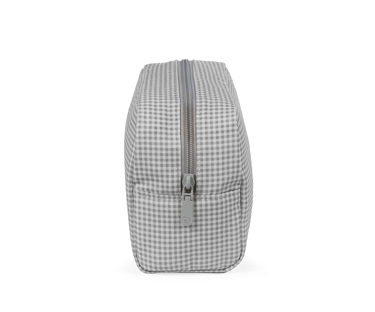 Trousse de Toilette Little Bloom Vichy Gris