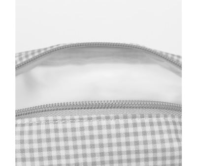 Trousse de Toilette Little Bloom Vichy Gris