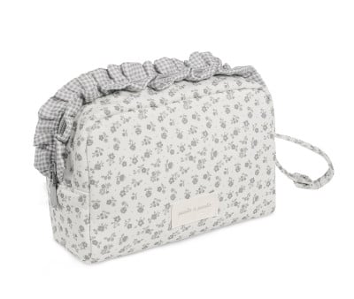 Neceser Little Bloom Flor Gris