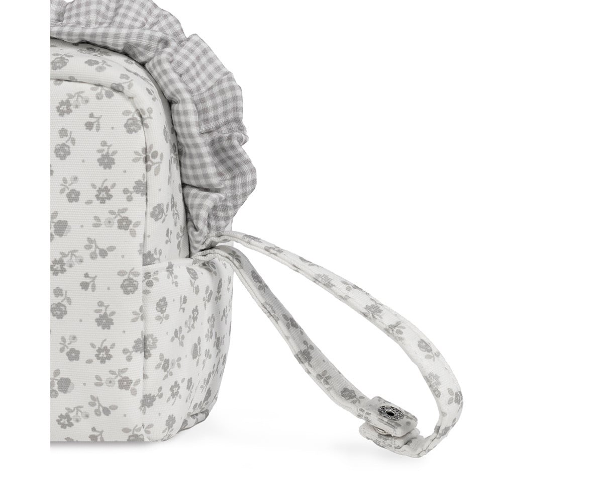 Neceser Little Bloom Flor Gris