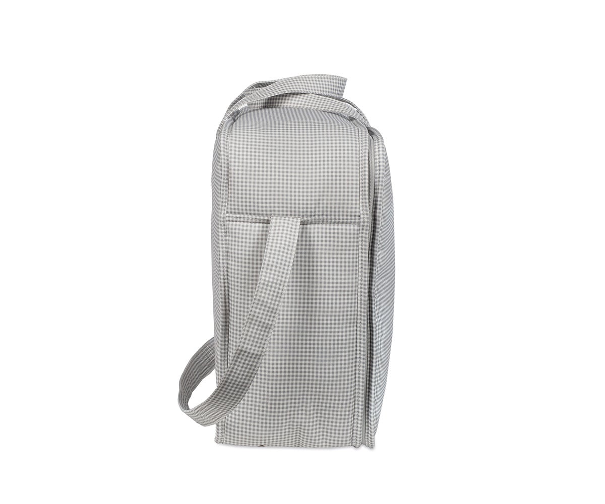 Valigia Little Bloom Vichy Grey