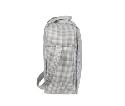 Valigia Little Bloom Vichy Grey