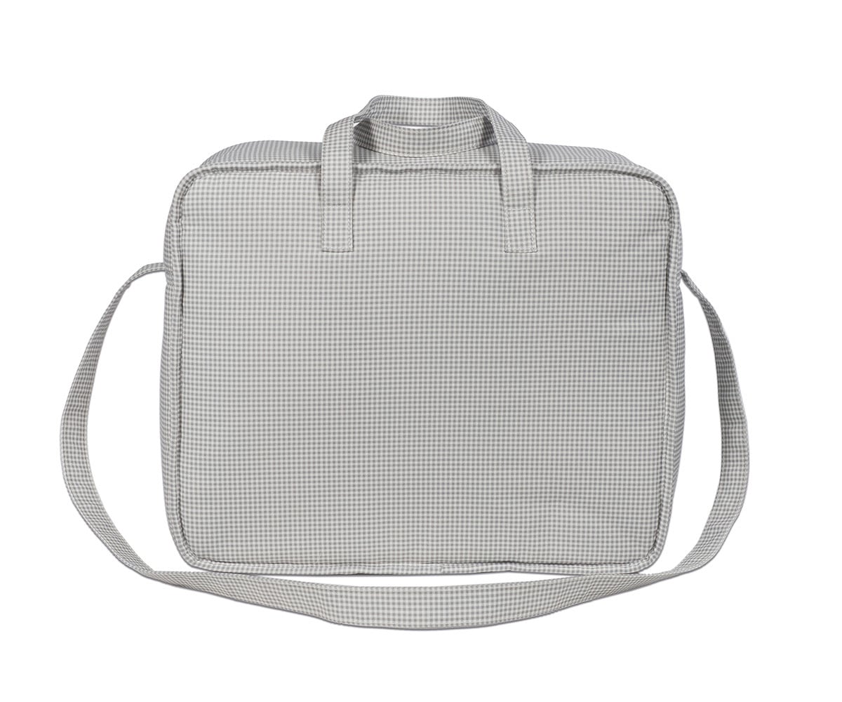 Valigia Little Bloom Vichy Grey