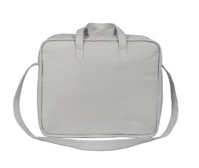 Valigia Little Bloom Vichy Grey