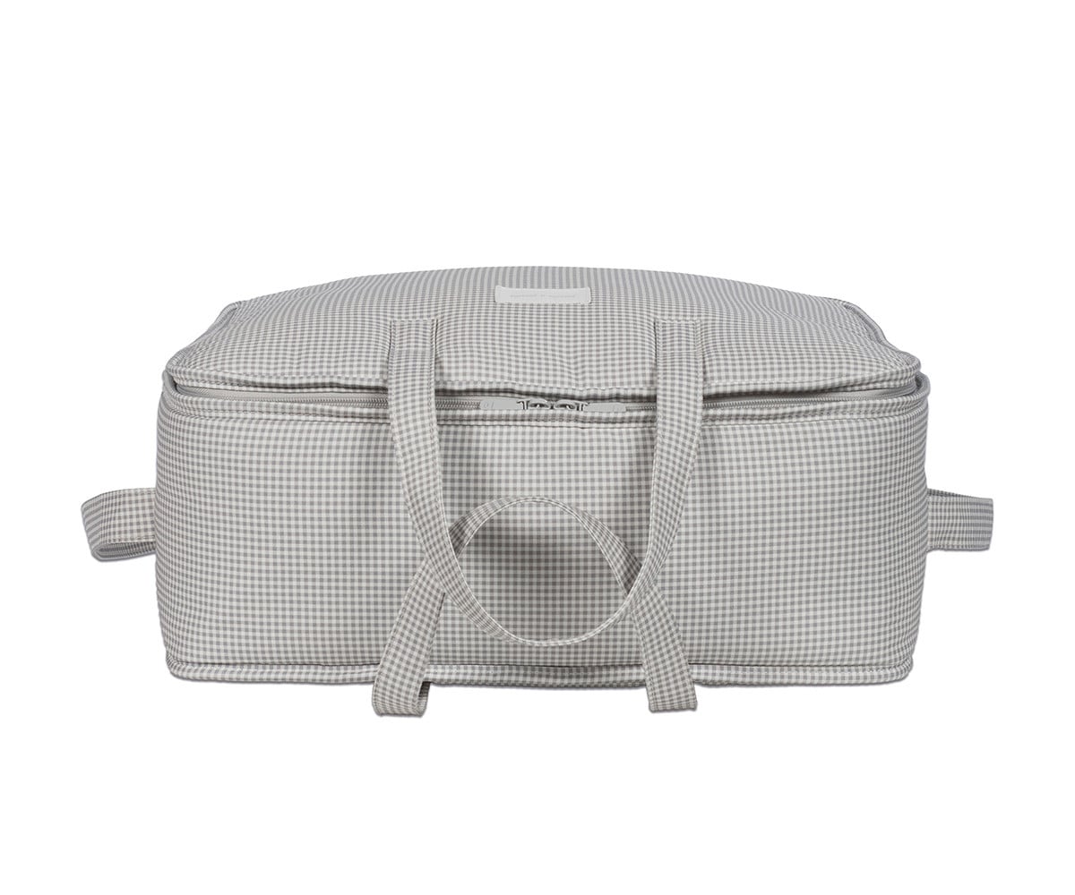 Valigia Little Bloom Vichy Grey