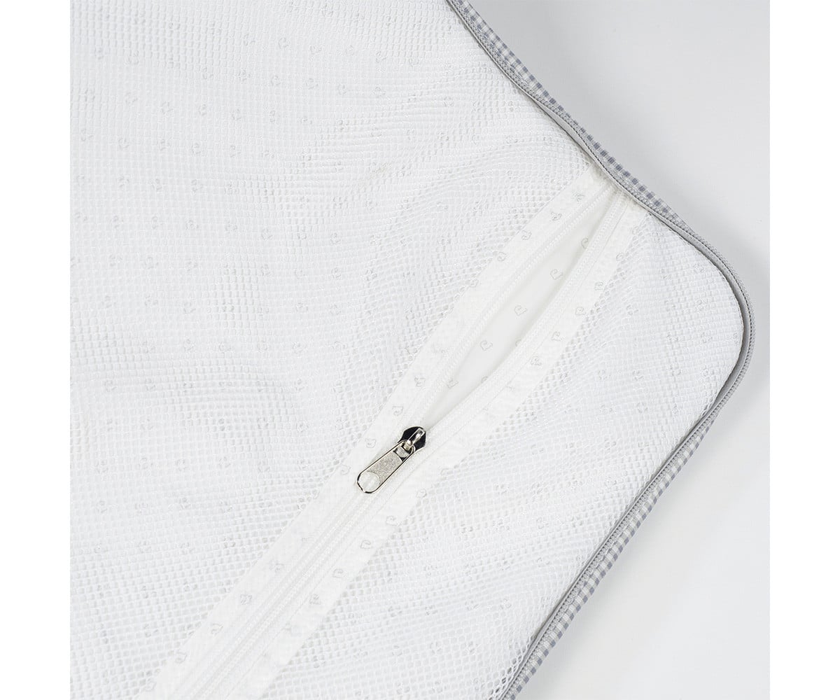 Valigia Little Bloom Vichy Grey