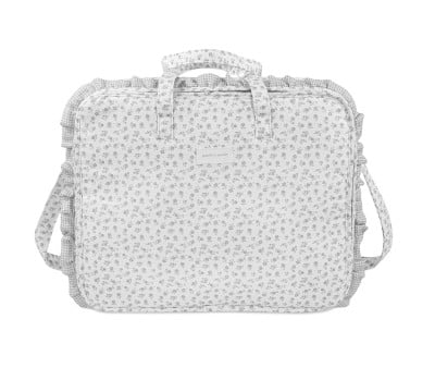 Maleta Little Bloom Flor Gris