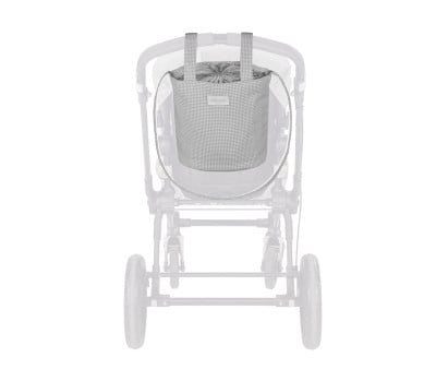 Bolsa Bucket Little Bloom Vichy Gris