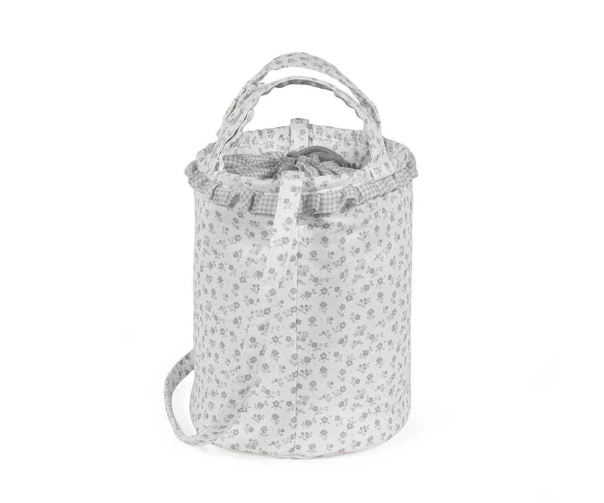 Sac Bucket Little Bloom Fleurs Grises