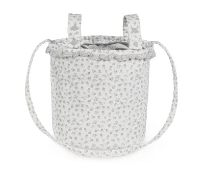 Sac Bucket Little Bloom Fleurs Grises