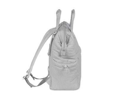 Mochila Little Bloom Vichy Gris