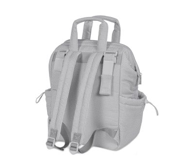 Mochila Little Bloom Vichy Gris