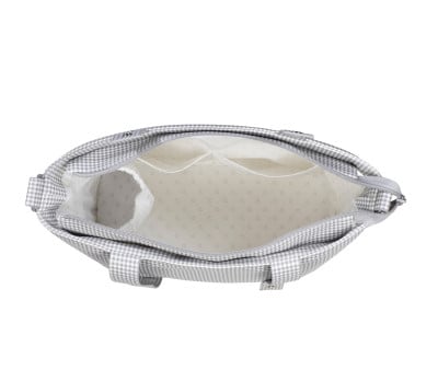 Sac Crossbody Similicuir Little Bloom Vichy Gris