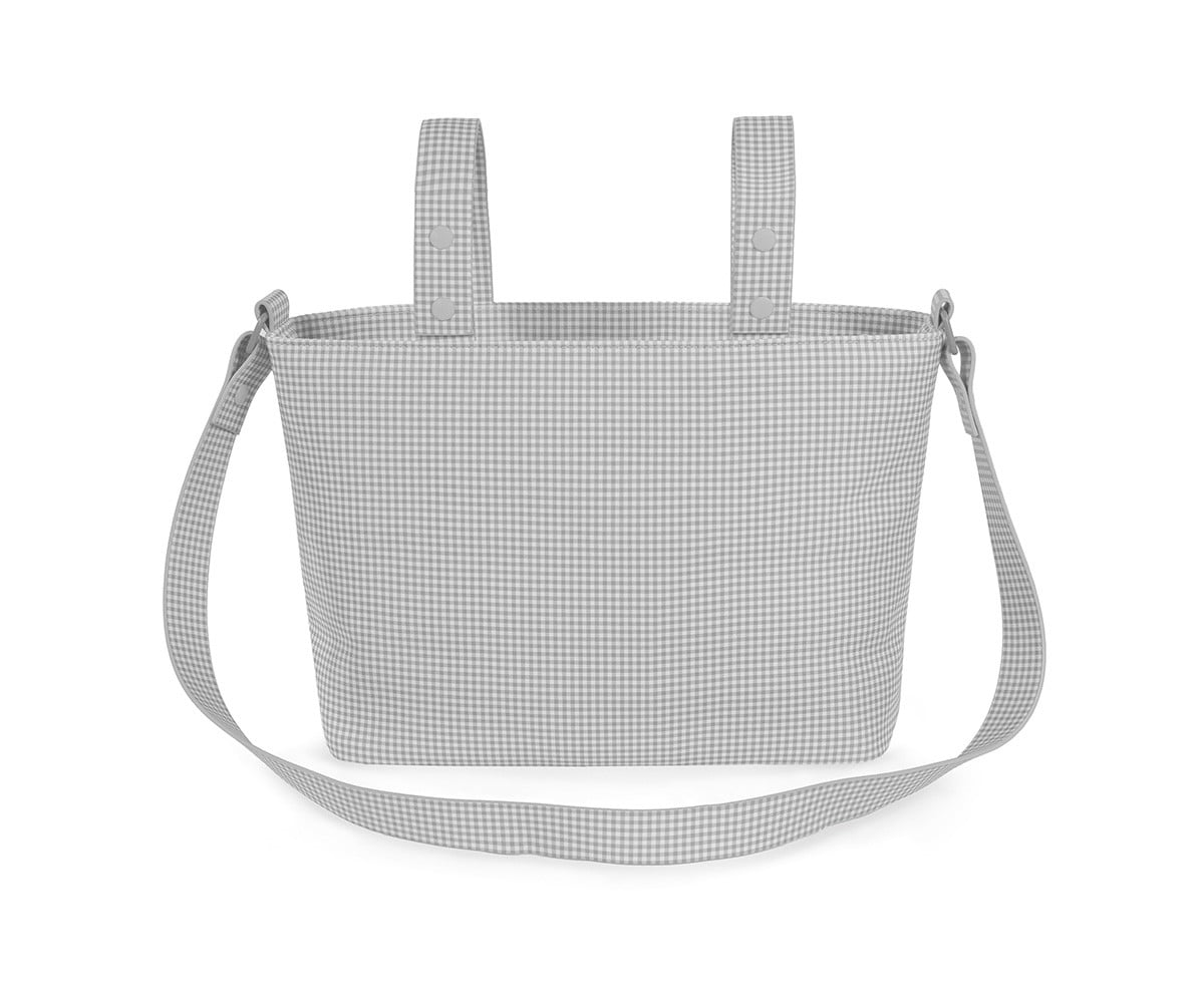Sac Crossbody Similicuir Little Bloom Vichy Gris