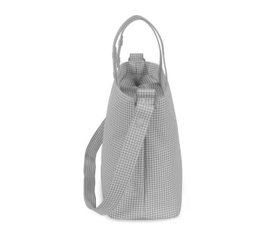 Sac Crossbody Similicuir Little Bloom Vichy Gris