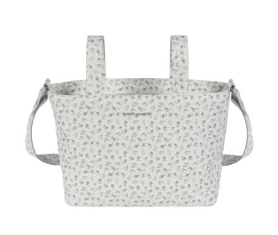 Bolsa Crossbody Piel Little Bloom Flor Gris