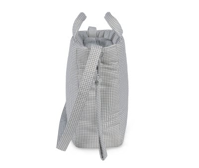 Sac à Langer Little Bloom Vichy Gris