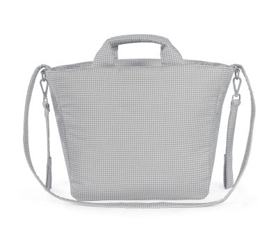 Sac à Langer Little Bloom Vichy Gris