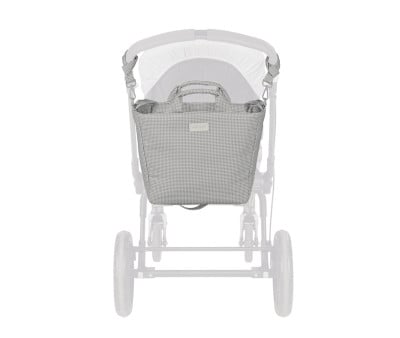 Sac à Langer Little Bloom Vichy Gris