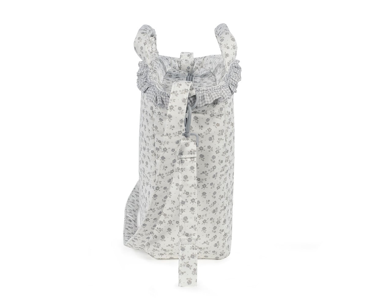 Sac à Langer Little Bloom Fleurs Grises
