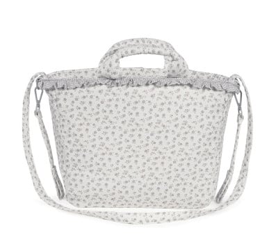 Sac à Langer Little Bloom Fleurs Grises