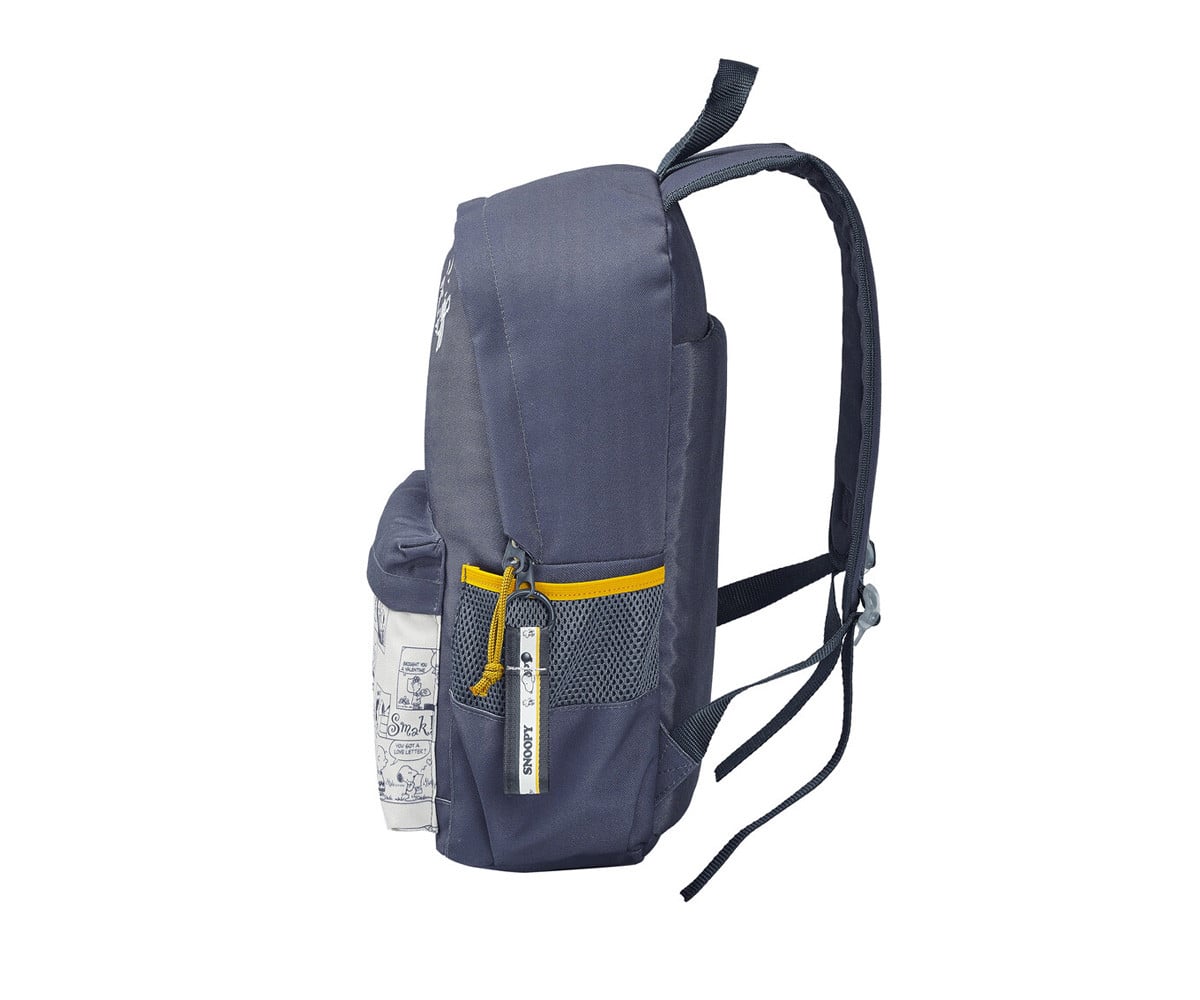 Mochila escolar adaptável Snoopy Car personalizável