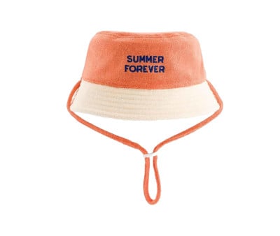 Bob Réversible Coton Éponge Summer Forever Bleu