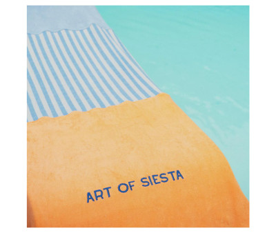Toalha Familiar Art of Siesta Blue