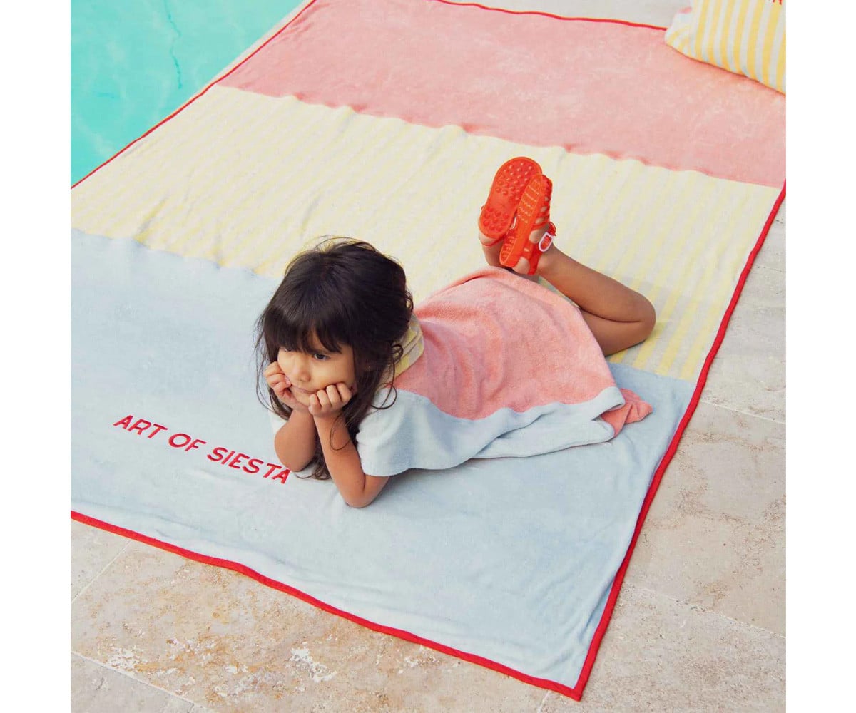 erviette Famille Art of Siesta Jaune