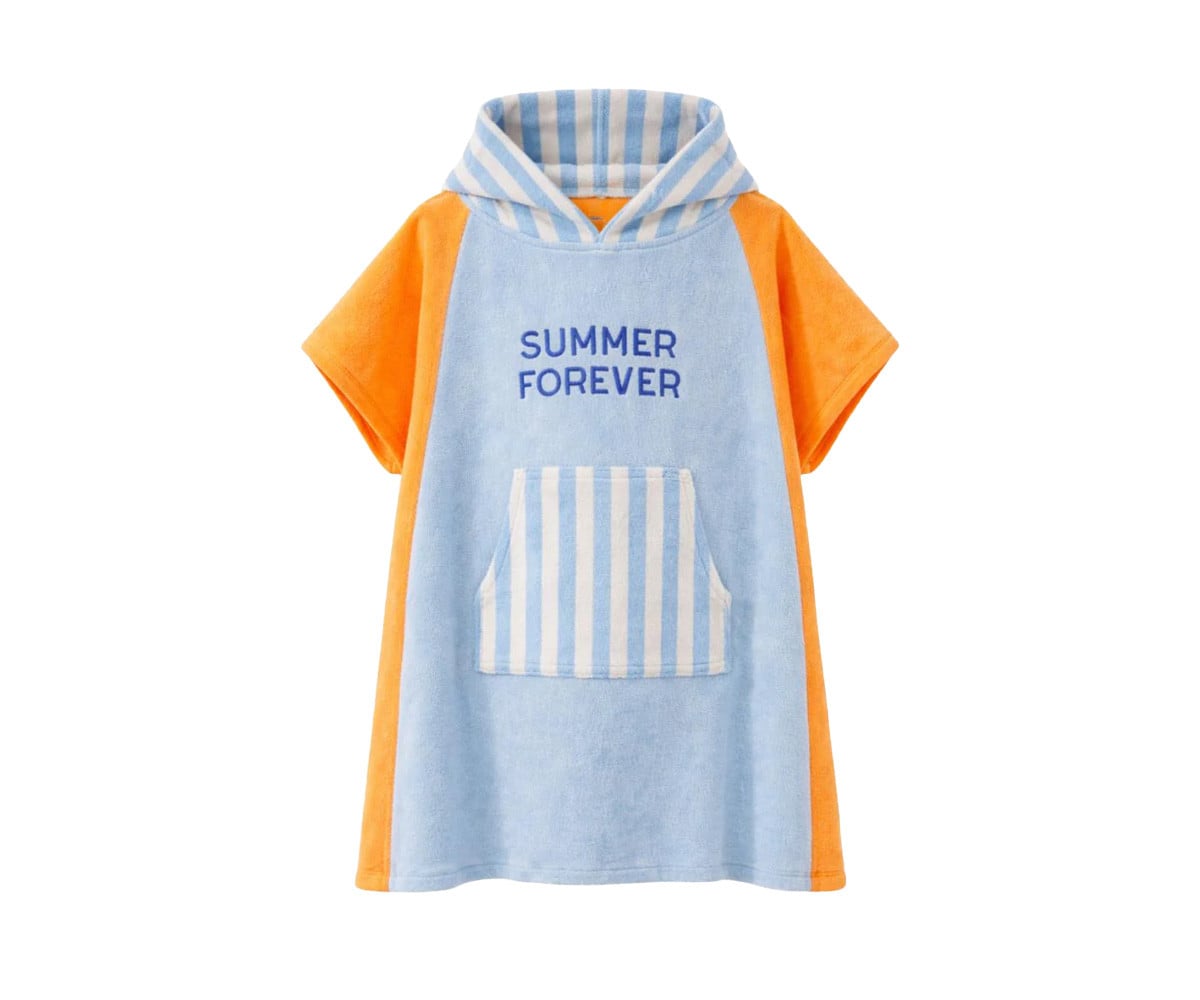Poncho Spiaggia Summer Forever Bleu