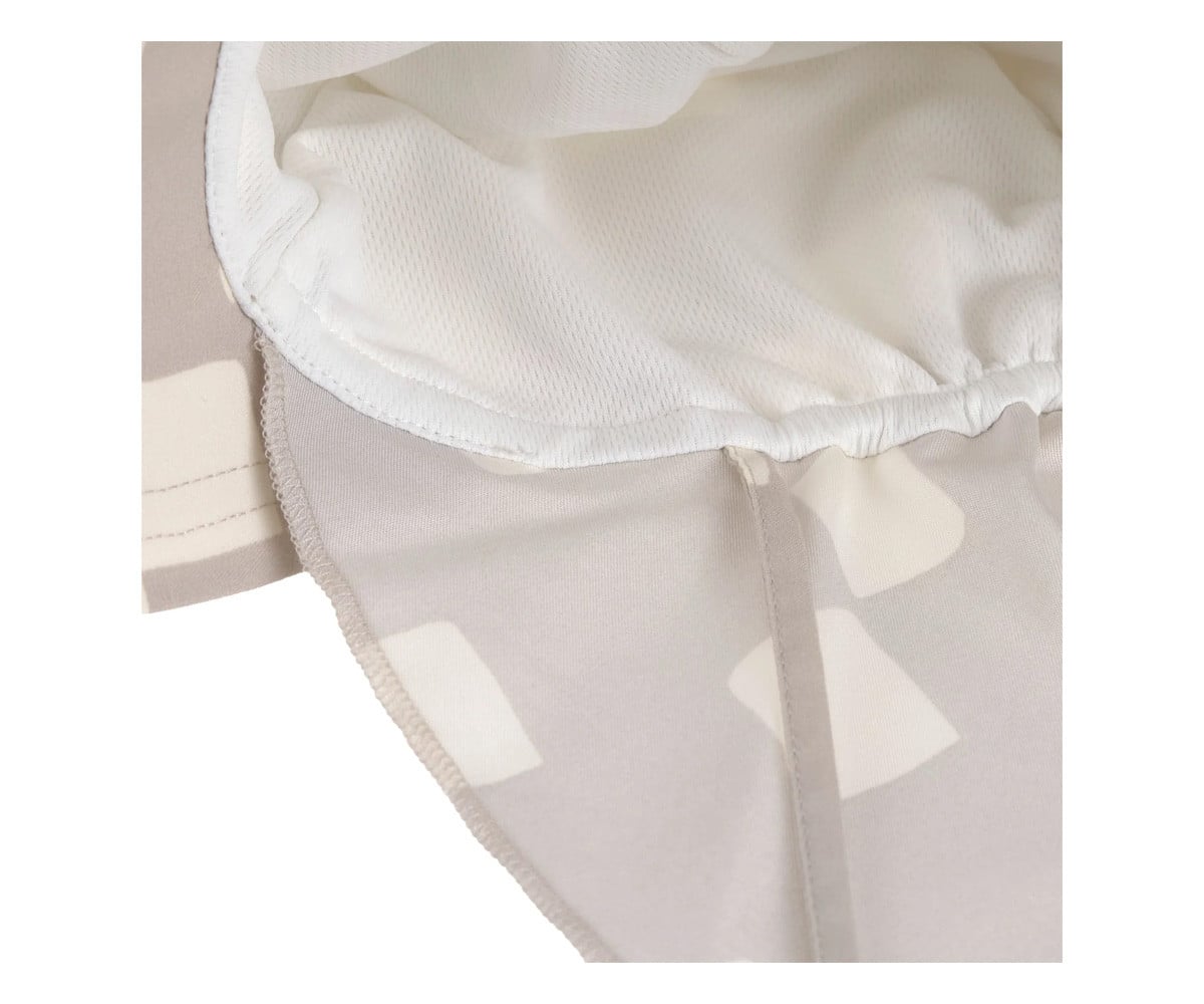 Chapeau de Plage Anti UV Flap Stone Sea Salt