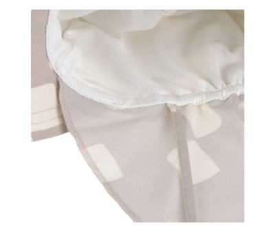 Chapeau de Plage Anti UV Flap Stone Sea Salt